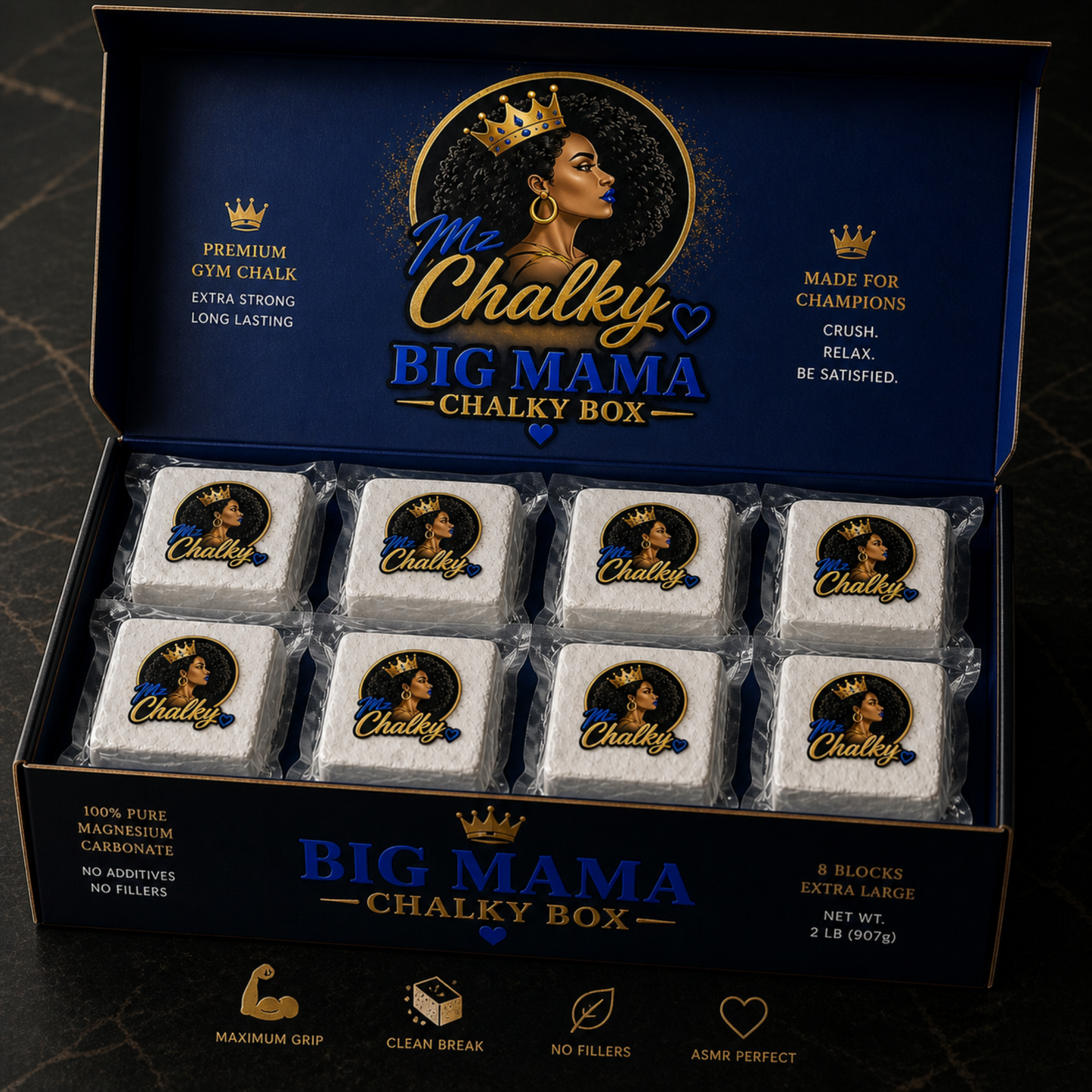 Mz Chalky Big MaMa Blox – BOX OF 8 - JUMBO